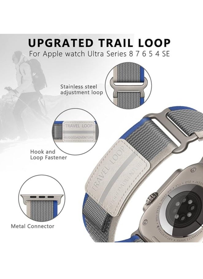 MIGOFAST - Trail loop nylon band for Apple Watch utlra/utlra 2 49mm band  for Apple watch Series 10 band 46mm 42mm for Apple watch Series 9/8/7 band  45mm for Apple Watch Series - Image 1