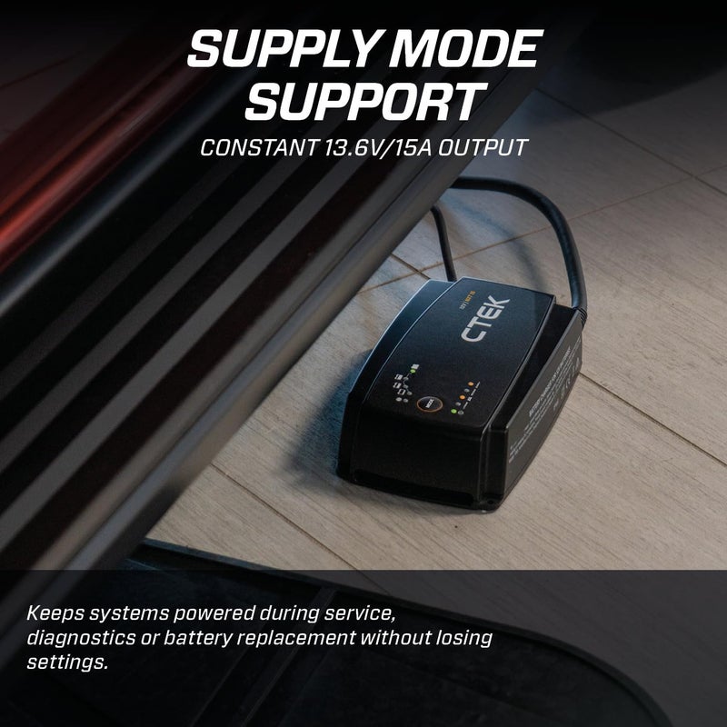 CTEK NXT 15 Smart Battery Charger 12V 15A with Lithium Compatibility and Reconditioning Mode - Image 4