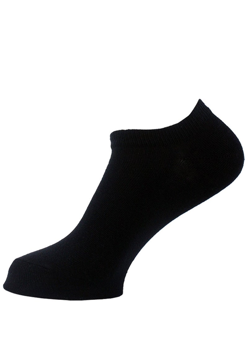 SAM SOCKS - Sam Socks Set Of 10 Ankle Plain Socks Women-Black - Image 1