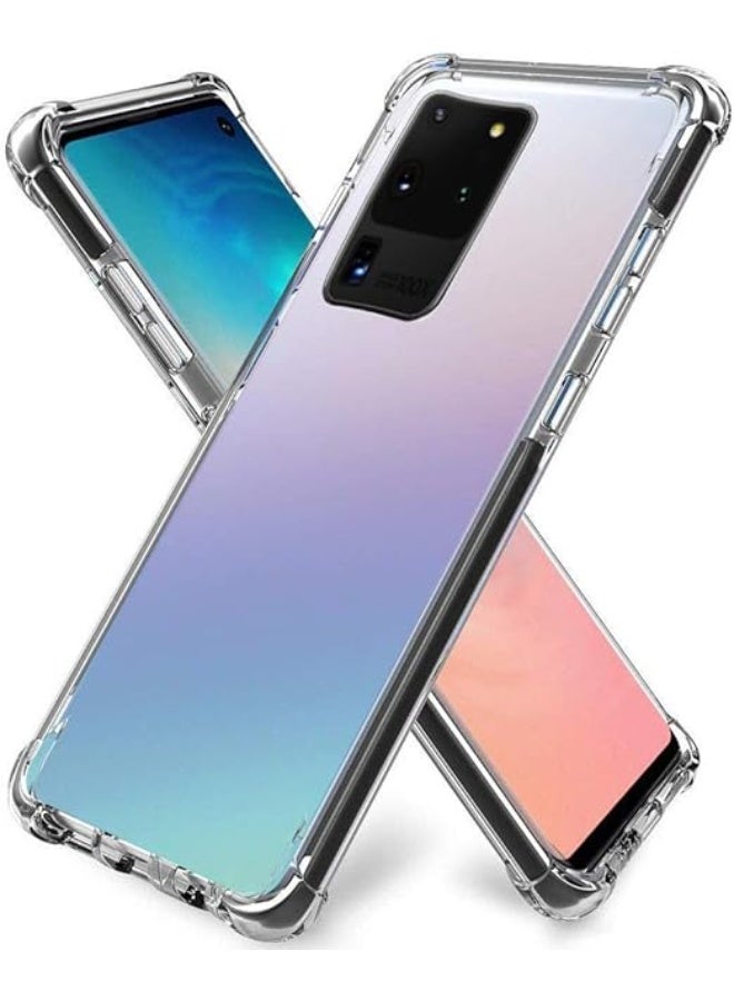 بروماس غطاء شفاف لهاتف سامسونج جالاكسي S20 ألترا – واقٍ ضد الصدمات بتصميم نحيف، حماية من الاصفرار، حواف TPU مرنة، مقاوم للخدوش - Image 1