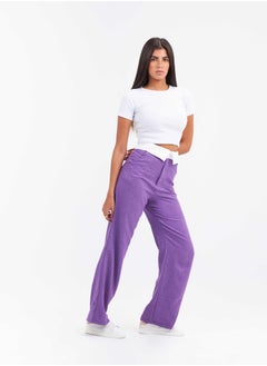 High-Waist Purple Folded Waistband Wide Leg Trousers. - pzsku/Z7E02161673B8D1F27FABZ/45/_/1721181113/5686608e-4ef5-4c78-baef-4cf723e02bc4