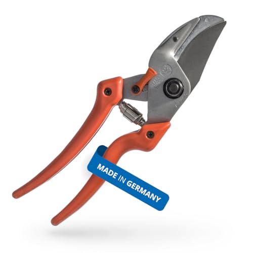Original LÖWE Profi Anvil Prunner Garden Tools 8.107 with Bypass Geometry | Robust & Sharp Hedge Trimmer | Use as Pruners, Garden Shears, Handheld, Pruning Shears for Gardening | Made in Germany - Image 3