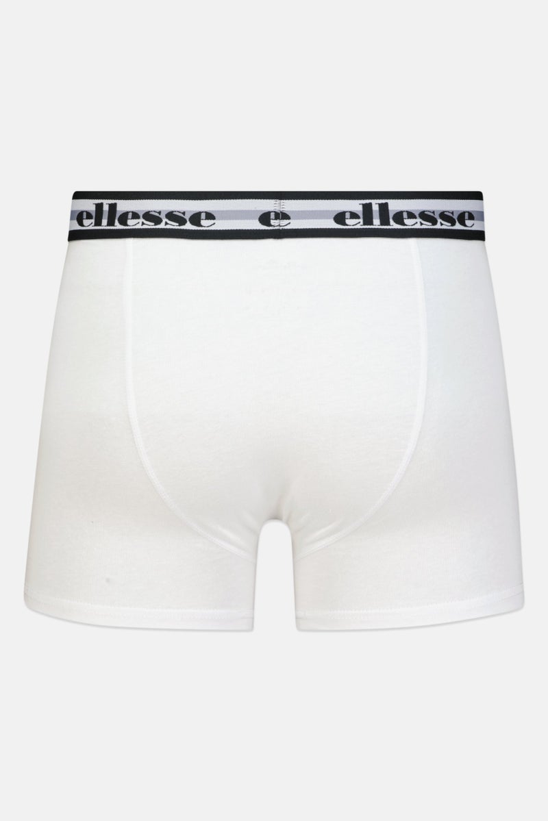 Ellesse Men 3 Piece Brand Logo Trunks, Multicolor - Image 3
