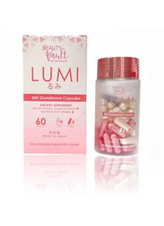 Beauty Vault Lumi 24 Hour Glutathione Capsules, 60 Capsules  - Image 1