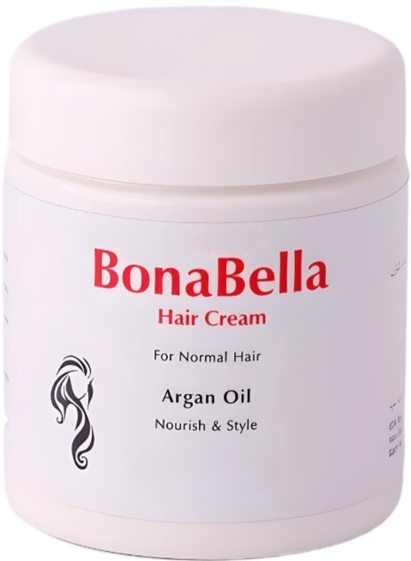 بونا بيلا كريم الشعر بزيت الأرجان للشعر العادي 200 جرام - Image 1