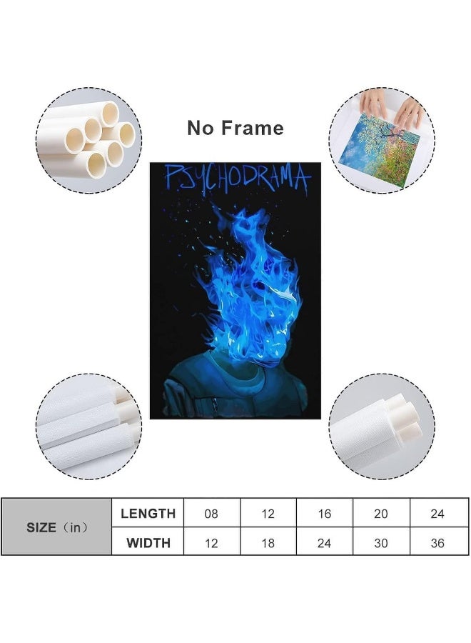 BPA® Music Poster Psychodrama Album Art Minimalist Poster Wall Art Decor Print Picture Canvas Art Poster And Wall Art Picture 12x18inch(30x45cm) - Image 2