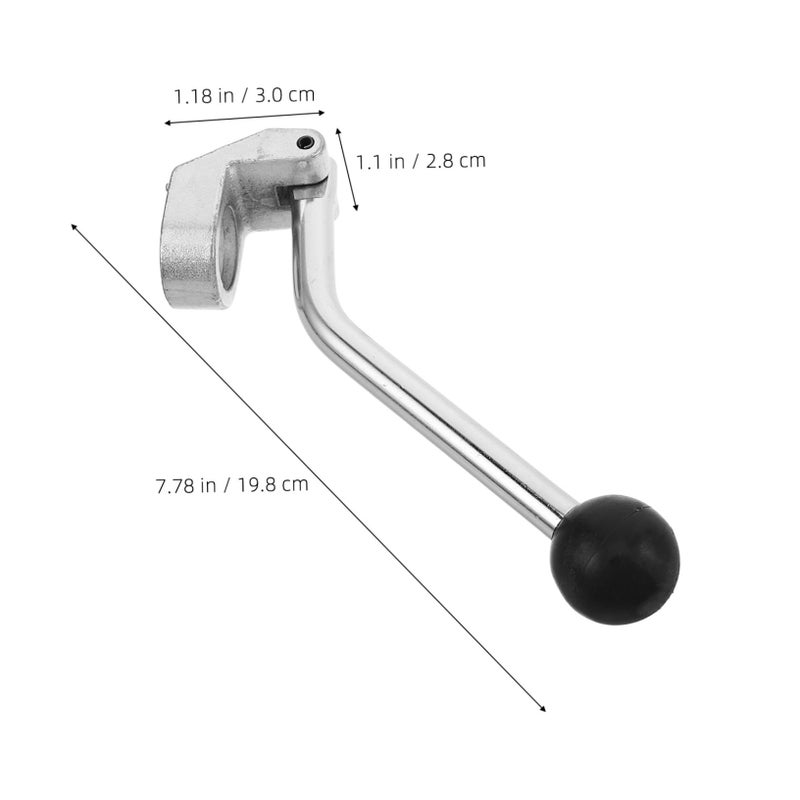 Motorcycle Gear Shifter Lever Ergonomic Hand Control with Pressure Relief Valve - Image 2