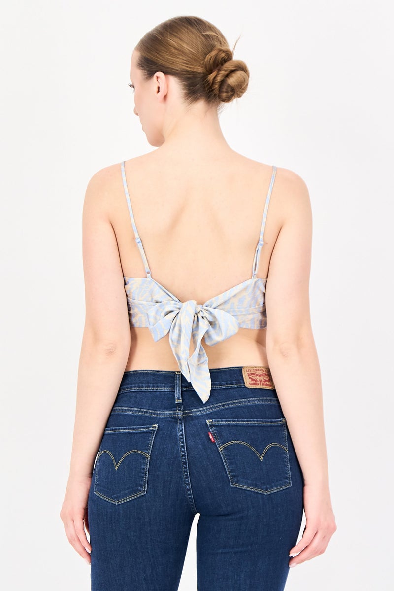 Bardot Women Square Neck Sleeveless Animal Print Tank Top, Multicolor - Image 4