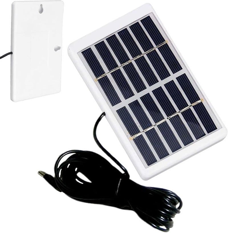 Solar Panel Charger 1.2W 6V Waterproof Portable Type C Fast Charger For Camping Hiking Outdoor - Image 1
