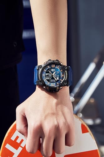 Gosasa Men's Watches Multi Function Military S-Shock Sports Watch LED Digital Waterproof Alarm Watches - Image 3