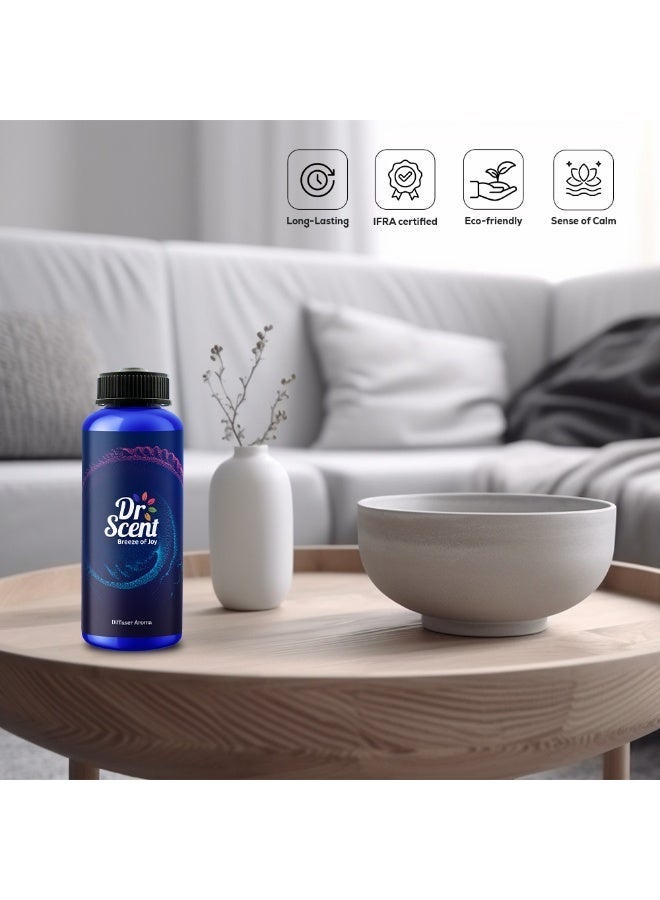 Dr Scent Diffuser Aroma Magic, Feel the Spicy Notes of Mandarin Orange, Sweet Floral Notes of Jasmine, with Medium White Woods Finish (500ml) - Image 5