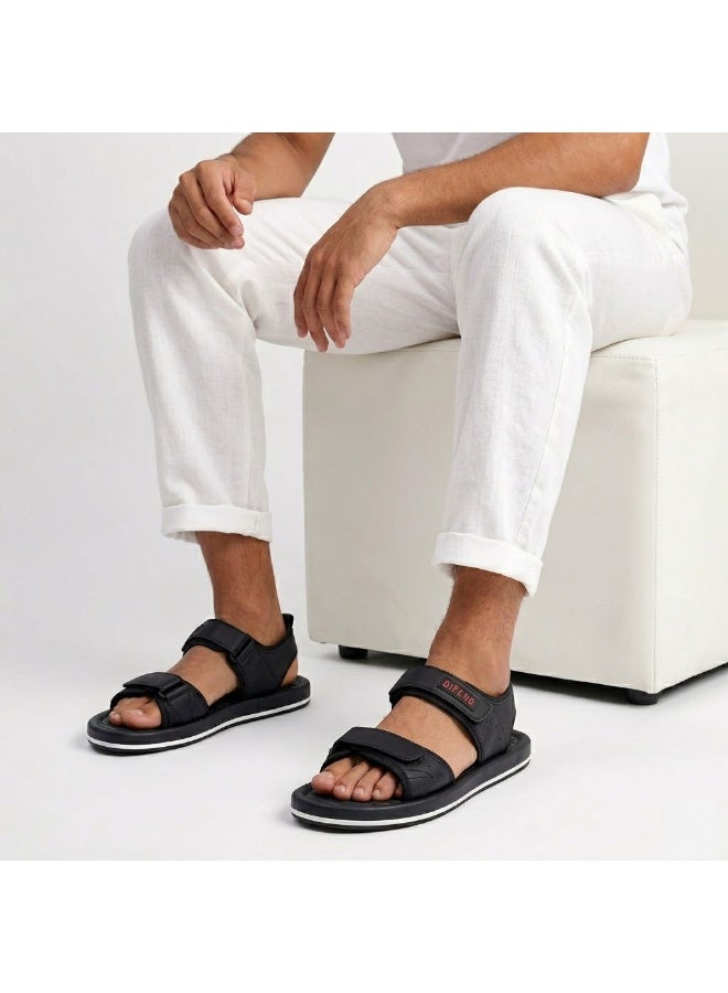 Comfortable and stylish men's sandals with a flexible orthopedic sole – lightweight and ideal for everyday wear – with adjustable straps - Image 1