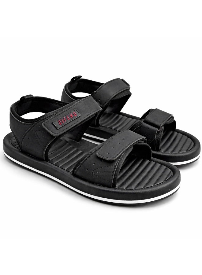 Comfortable and stylish men's sandals with a flexible orthopedic sole – lightweight and ideal for everyday wear – with adjustable straps - Image 2