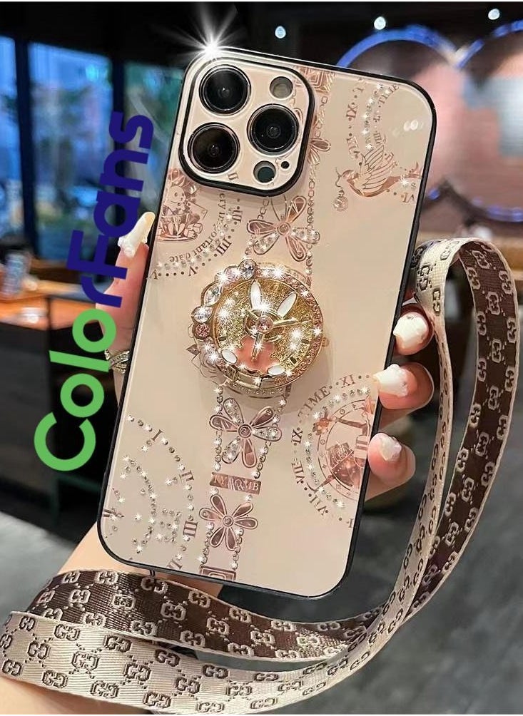 Color Fans - Case for iPhone 14 Pro Mobile Phone Holder Compatible with Apple iPhone 14 Pro Cover Pink - Image 1
