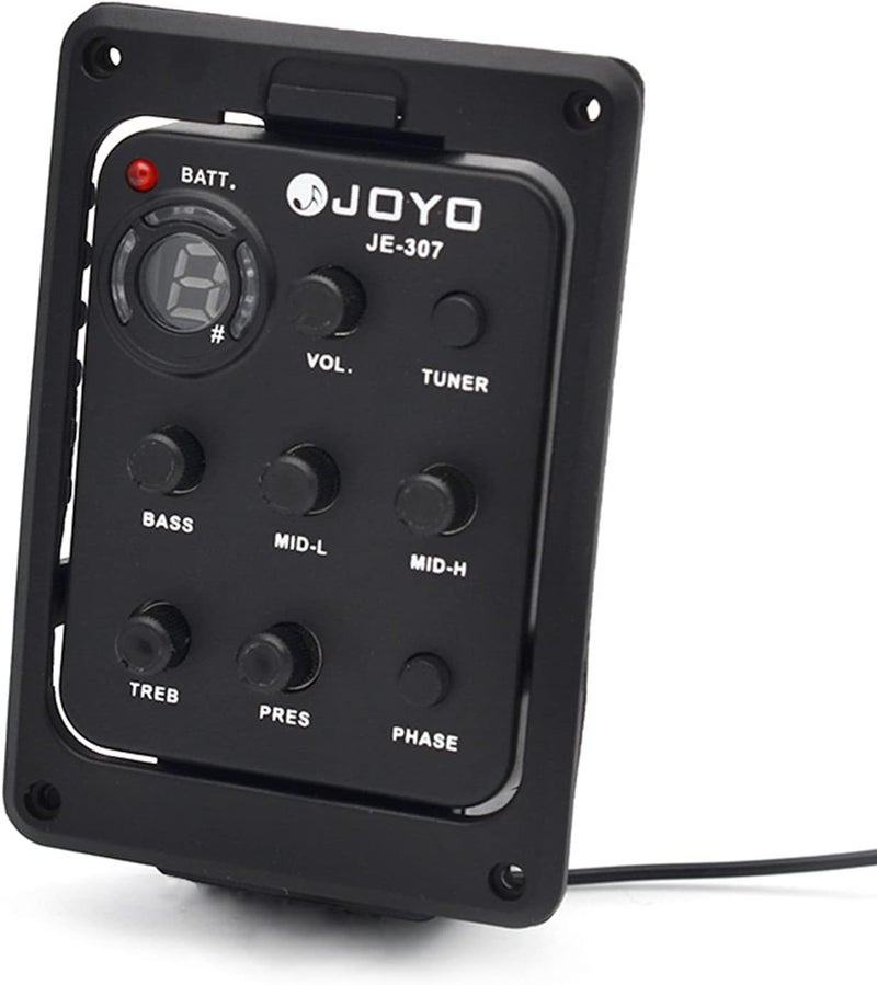 JOYO JE-307 نظام مضخم الصوت مع 5 نطاقات EQ لجيتار أكوستيك مع شاشة LCD - Image 1