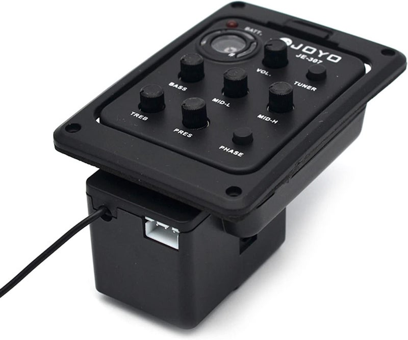 JOYO JE-307 نظام مضخم الصوت مع 5 نطاقات EQ لجيتار أكوستيك مع شاشة LCD - Image 3