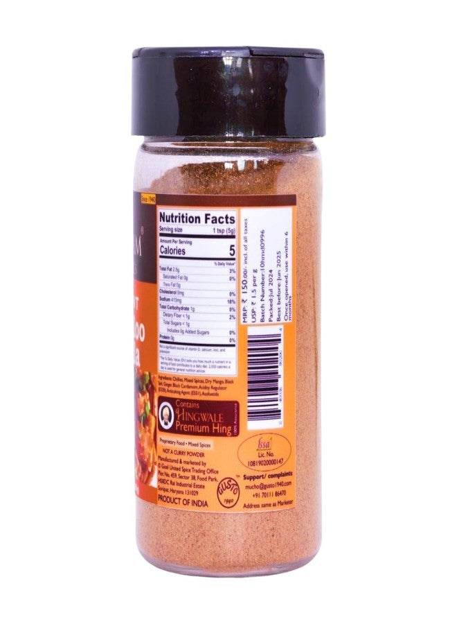 Tassyam Instant Kachaloo Masala, 100g | Also for Aloo/Potato chaat Herbs & Spices, No Preservatives, Fillers & Sugar | Dispenser Bottle - Image 3