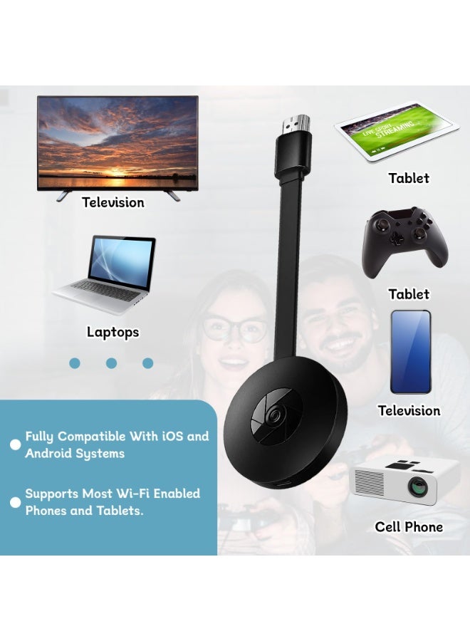 ChicVibe Wireless HDMI Display Adapter, WiFi Display Dongle, Wireless Transmitter, WiFi Dongle for TV, Display Adapter for Screen Mirroring, Compact 5.8x5.8cm Design, Easy Setup - Image 5