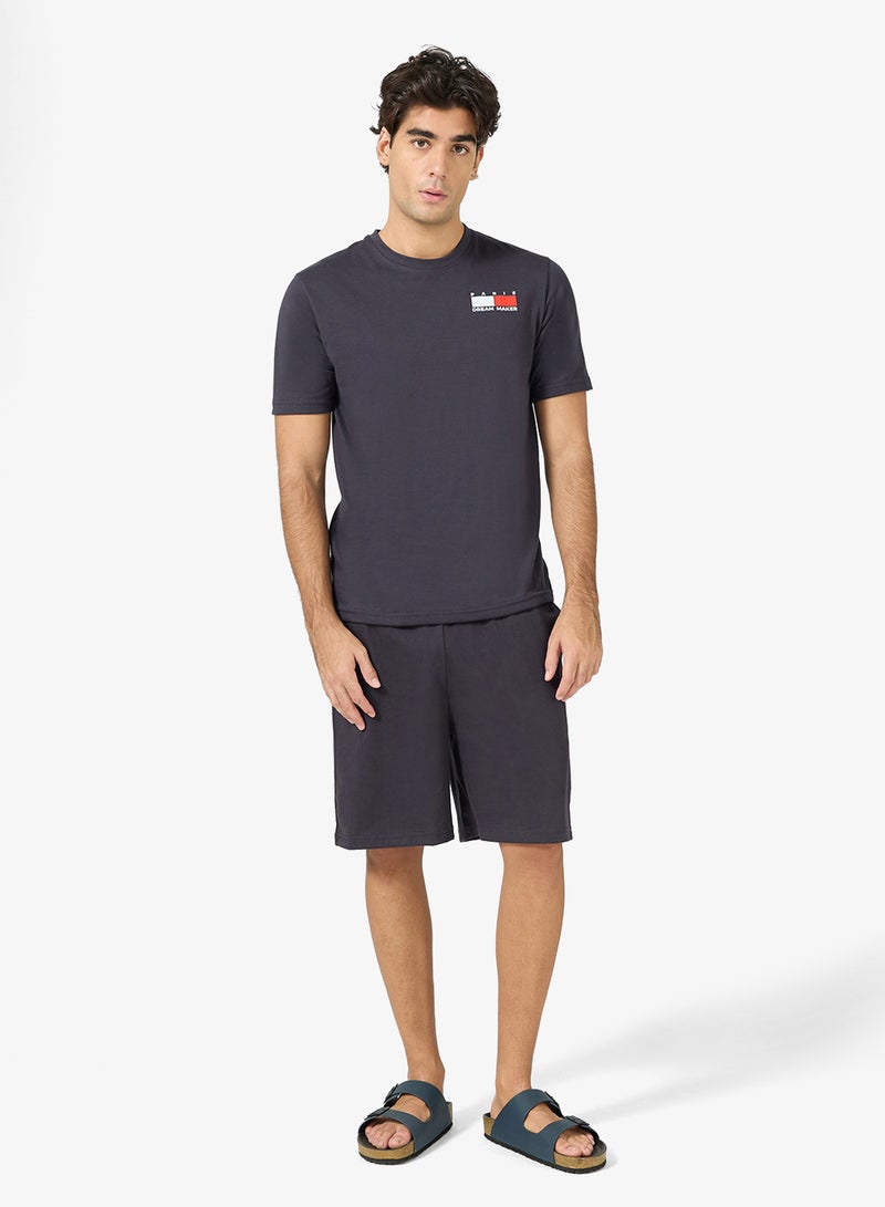 Seventy Five Basics T-Shirt & Shorts Set - Image 1