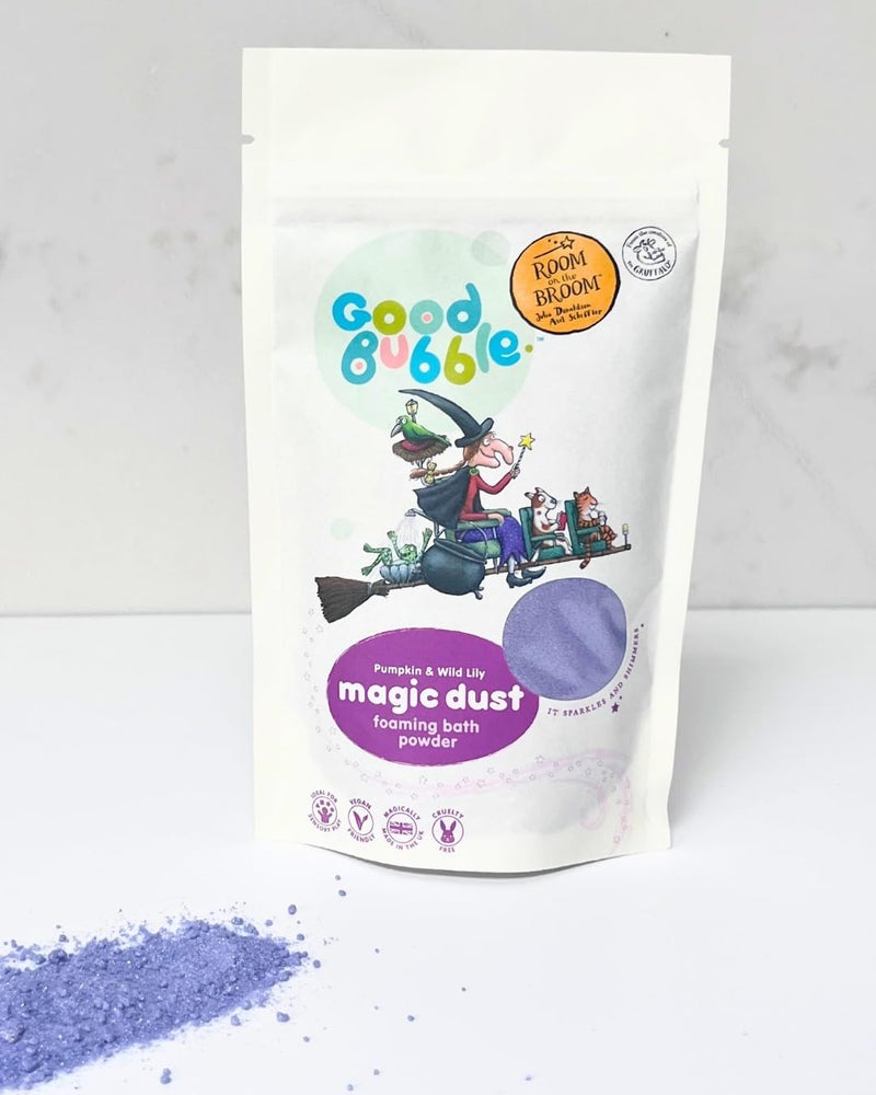 Good Bubble Room on The Broom Bath Dust 180g Foaming Bath Powder for Toddlers AllergenFree Bath Additive for Kids
