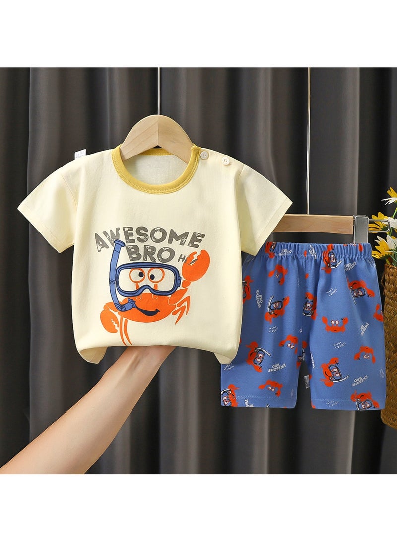 Boy Short Sleeve Clothing 4 Sets - Image 3