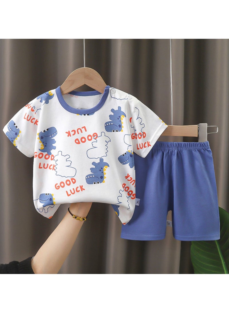 Boy Short Sleeve Clothing 4 Sets - Image 4