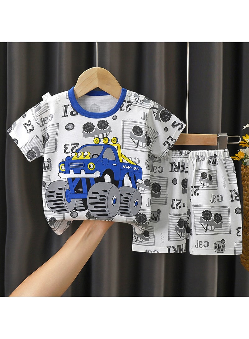 Boy Short Sleeve Clothing 4 Sets - Image 2
