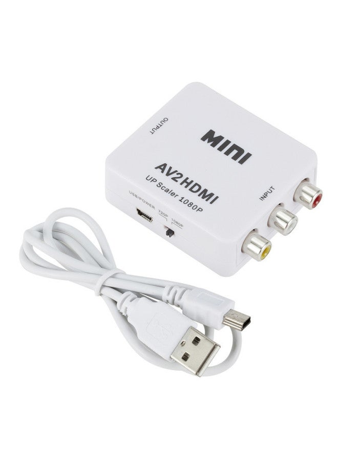 AV TO HDMI Converter AV2HDMI Support HD Output AV TO HDMI 1080p Shop-Color:Black  - Image 4