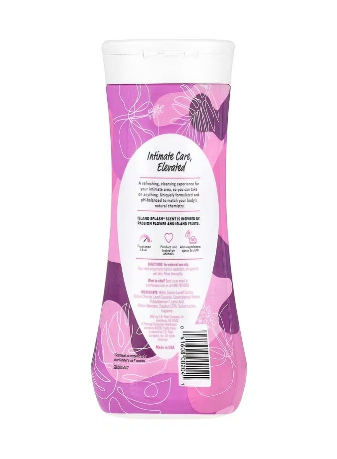 Summer's Eve Summer’s Eve 7-in-1™ pH-Balanced Cleansing Wash – Island Splash, 15 fl oz Gentle Daily Feminine Wash | Removes Odor-Causing Bacteria | Fresh, Clean & Balanced - Image 2