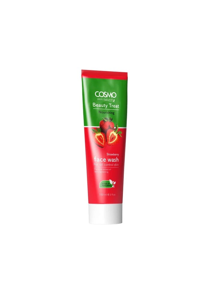 COSMO COSMO BEAUTY TREAT NOURISHING - STRAWBERRY FACE WASH 150ML 