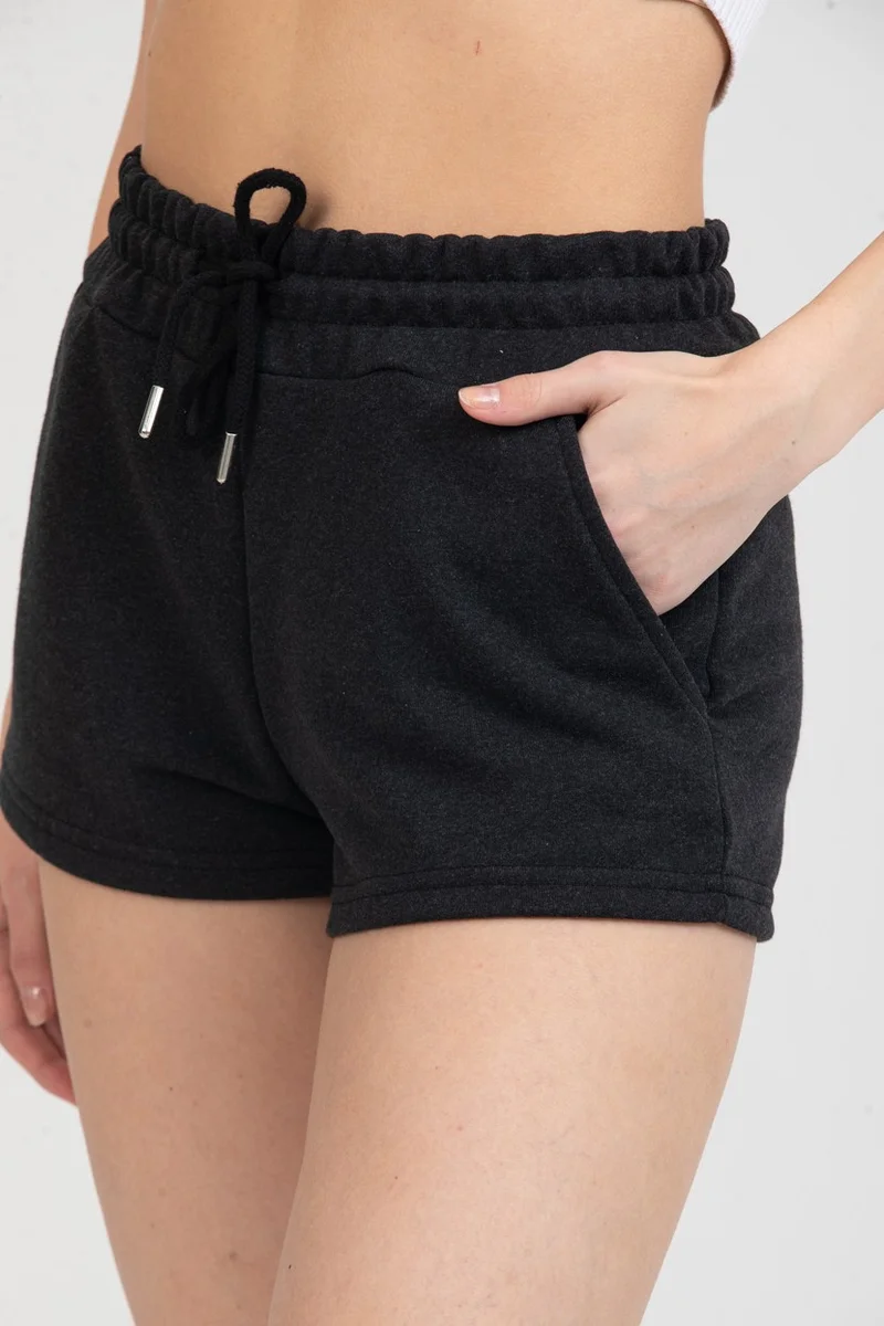 Twenty3 Women's Basic Short Pocket Shorts with Elastic Waist
