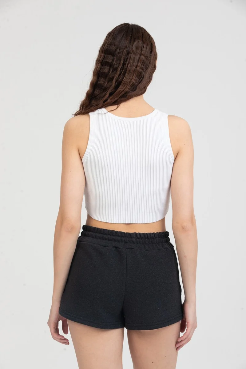 Twenty3 Women's Basic Short Pocket Shorts with Elastic Waist