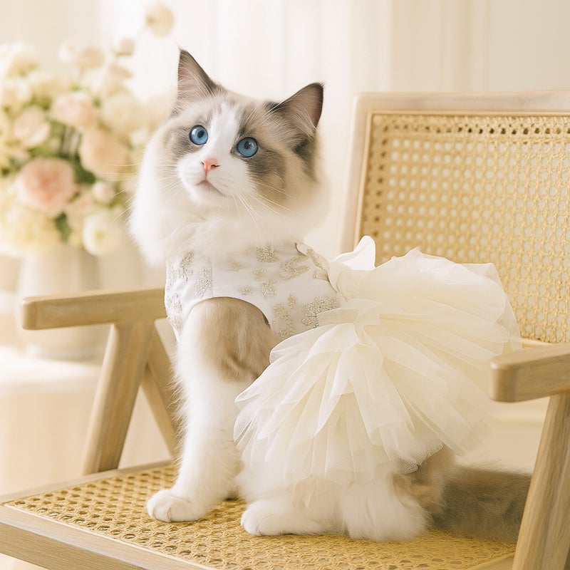 Wholesale Pet Dress and Clothes Set, Thin Wedding Dress for Dogs and Cats - Image 1