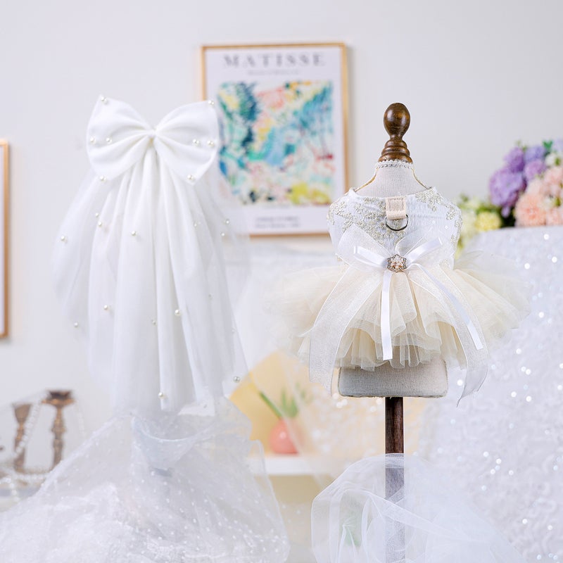 Wholesale Pet Dress and Clothes Set, Thin Wedding Dress for Dogs and Cats - Image 2