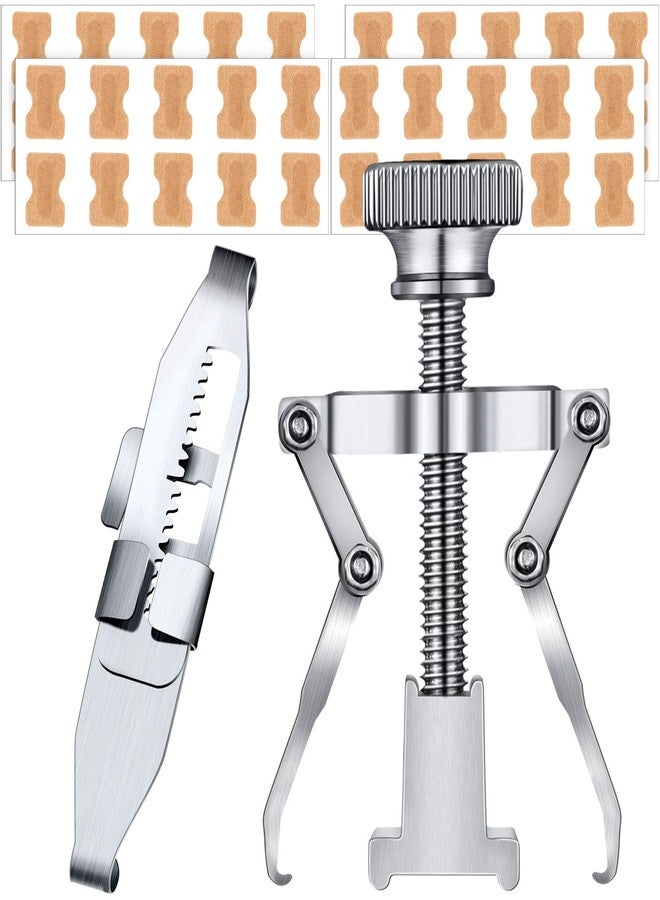 مادر مجموعة أدوات العناية بالأظافر الغائرة، تتضمن رافعة الأظافر الغائرة، مشبك تصحيح الأظافر، و4 لصقات تصحيح الأظافر الغائرة. - Image 1