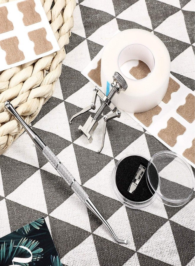 مادر مجموعة أدوات العناية بالأظافر الغائرة، تتضمن رافعة الأظافر الغائرة، مشبك تصحيح الأظافر، و4 لصقات تصحيح الأظافر الغائرة. - Image 5