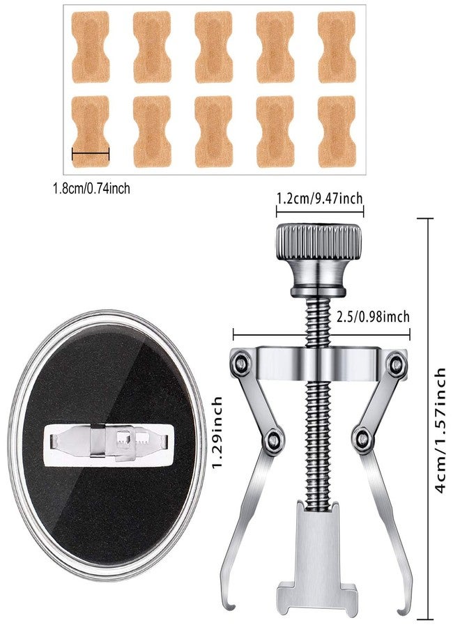 مادر مجموعة أدوات العناية بالأظافر الغائرة، تتضمن رافعة الأظافر الغائرة، مشبك تصحيح الأظافر، و4 لصقات تصحيح الأظافر الغائرة. - Image 2