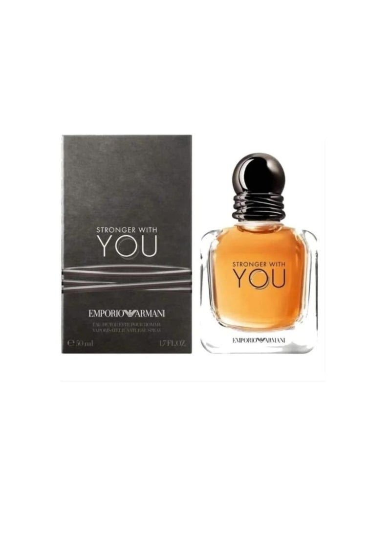 ماركة غير محددة - عطر جورجيو ارماني سترونجر ويذ يو للرجال - أو دو تواليت، 100 مل - Image 1