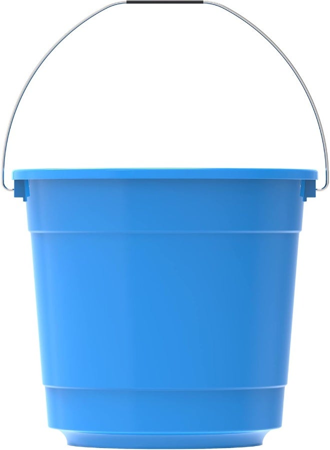 Cosmoplast دلو بلاستيكي دائري سعة 15 لتر مع مق Handle معدني - Image 2