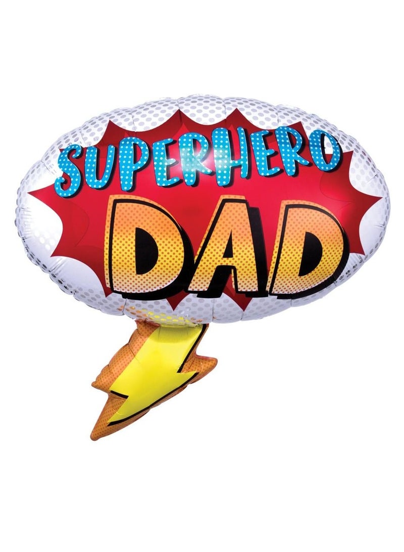 Anagram Superhero DAD SuperShape Foil Balloon 68x66cm 