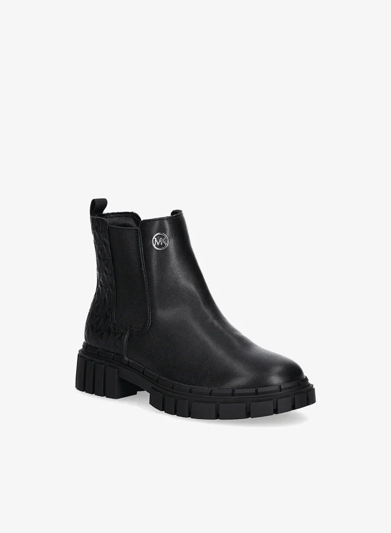 Michael Kors Monogram Chunky Chelsea Boots