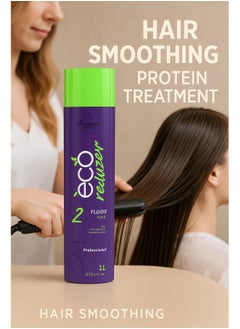 Floractive Floractive Eco Reducer Fluid 2 – Professional Hair Smoothing Treatment – 1L  - Image 5