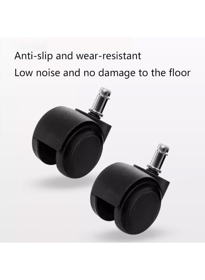 كرسي متحرك مضاد للكهرباء الساكنة للخدمة الشاقة – كرسي دوّار قابل لتعديل الارتفاع مع عجلات للصالونات، السبا، الاستخدام الطبي، الجرافيك، المساج والتجميل - Image 5