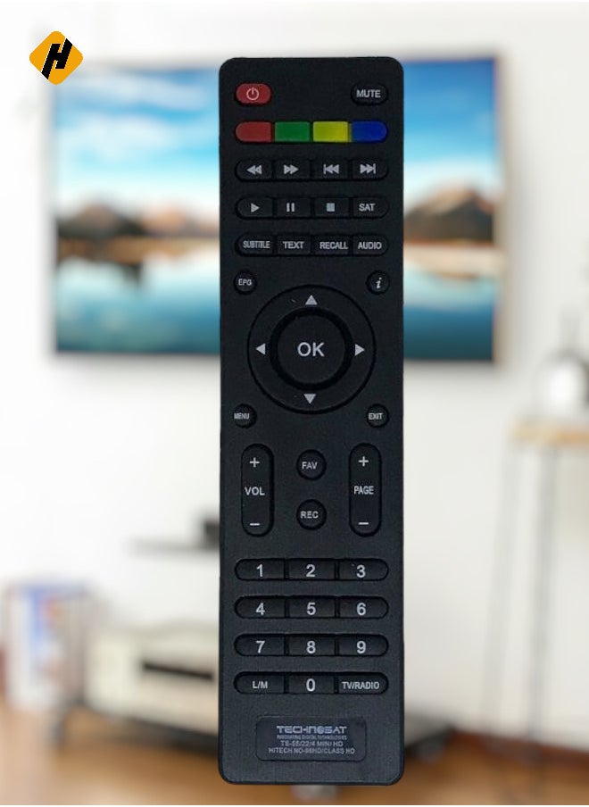 Technosat Smart Tv Remote Control Black 