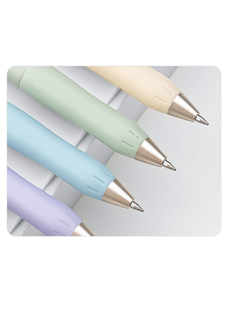 Deli 6-Piece Nusign Gel Ink Pen 0.5mm Tip Black Ink Asorted Barrel Colours - Image 4