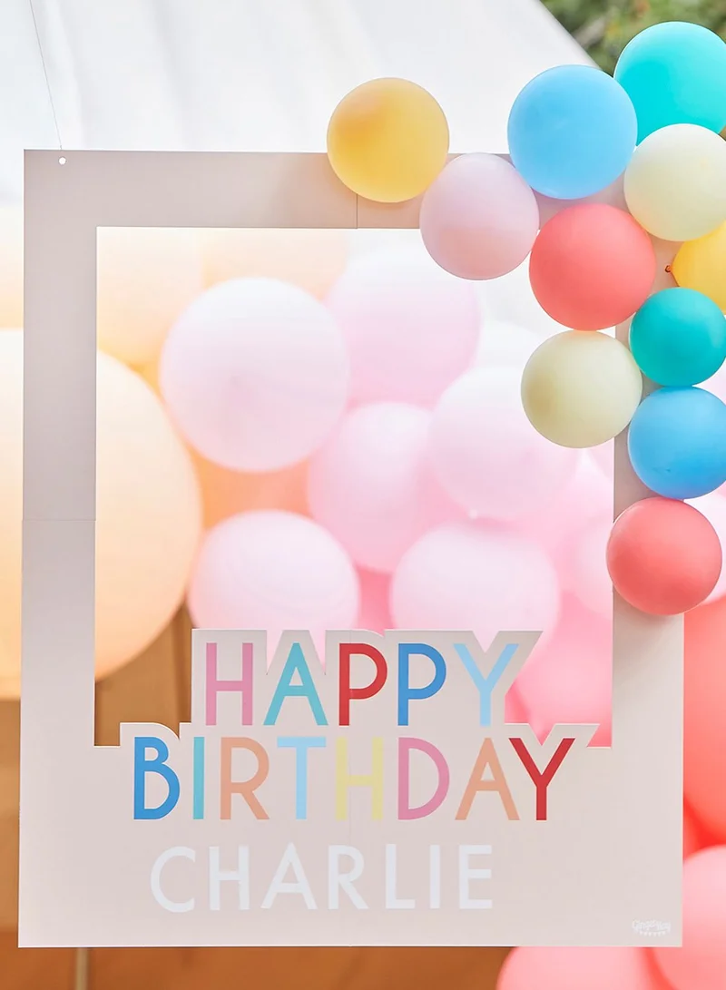 Ginger Ray Bright's Balloons Photo booth Frame
