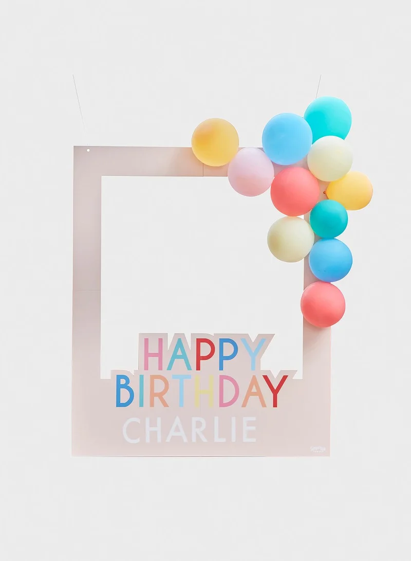 Ginger Ray Bright's Balloons Photo booth Frame