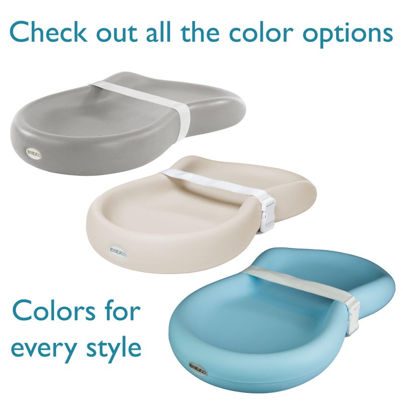 Keekaroo تغيير بيضة كيكارو للأطفال فانيلا - الأصلي صنع في الولايات المتحدة وسادة تغيير سهلة التنظيف والوحيدة ذات القشرة فوق الرغوة، impermeable تمامًا للسوائل - Image 3