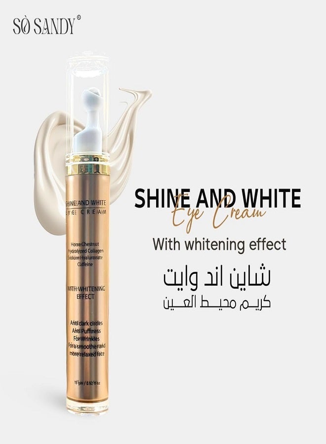So Sandy Shine & White Eye Contour Brightening Cream 15g - Image 3