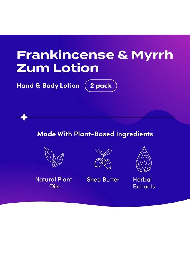 Zum Hand and Body Lotion - Frankincense & Myrrh - 6 fl oz (2 Pack) - Image 2